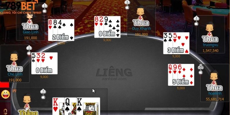 Tổng quan về trò chơi bài liêng